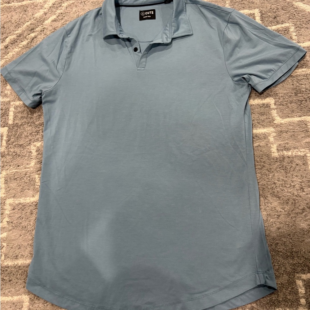 Cuts Clothing Men's Light Blue Polo